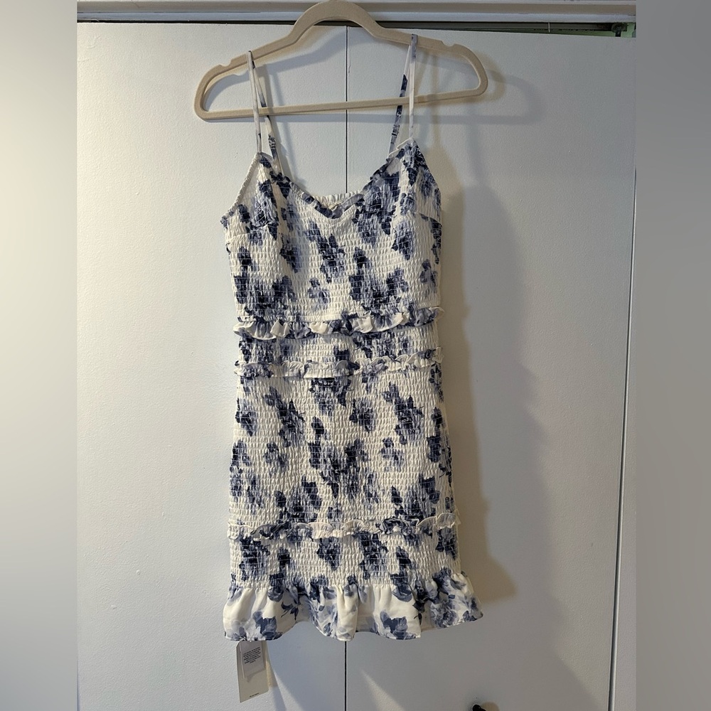 NWT Abercrombie and Fitch Floral Smocked Mini Dress
